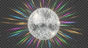Disco ball transparent background image 4