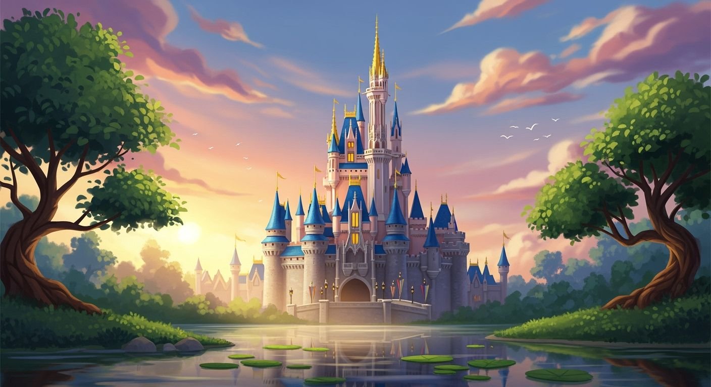 Disney castle background image 3