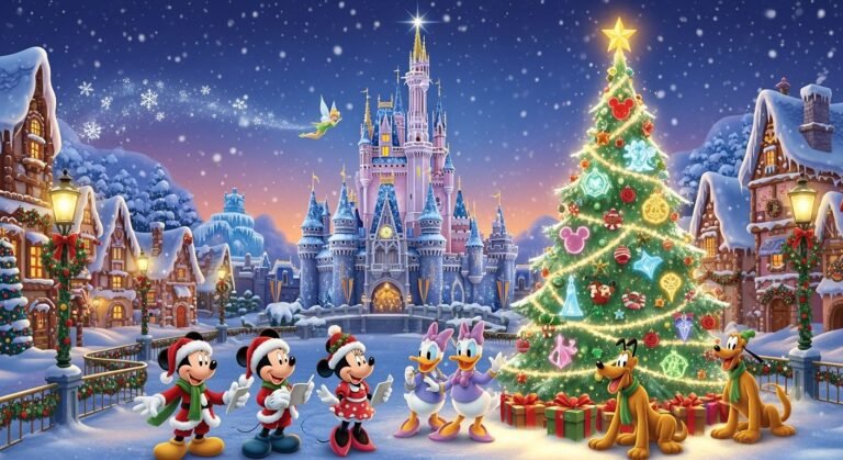 Disney christmas background image 4
