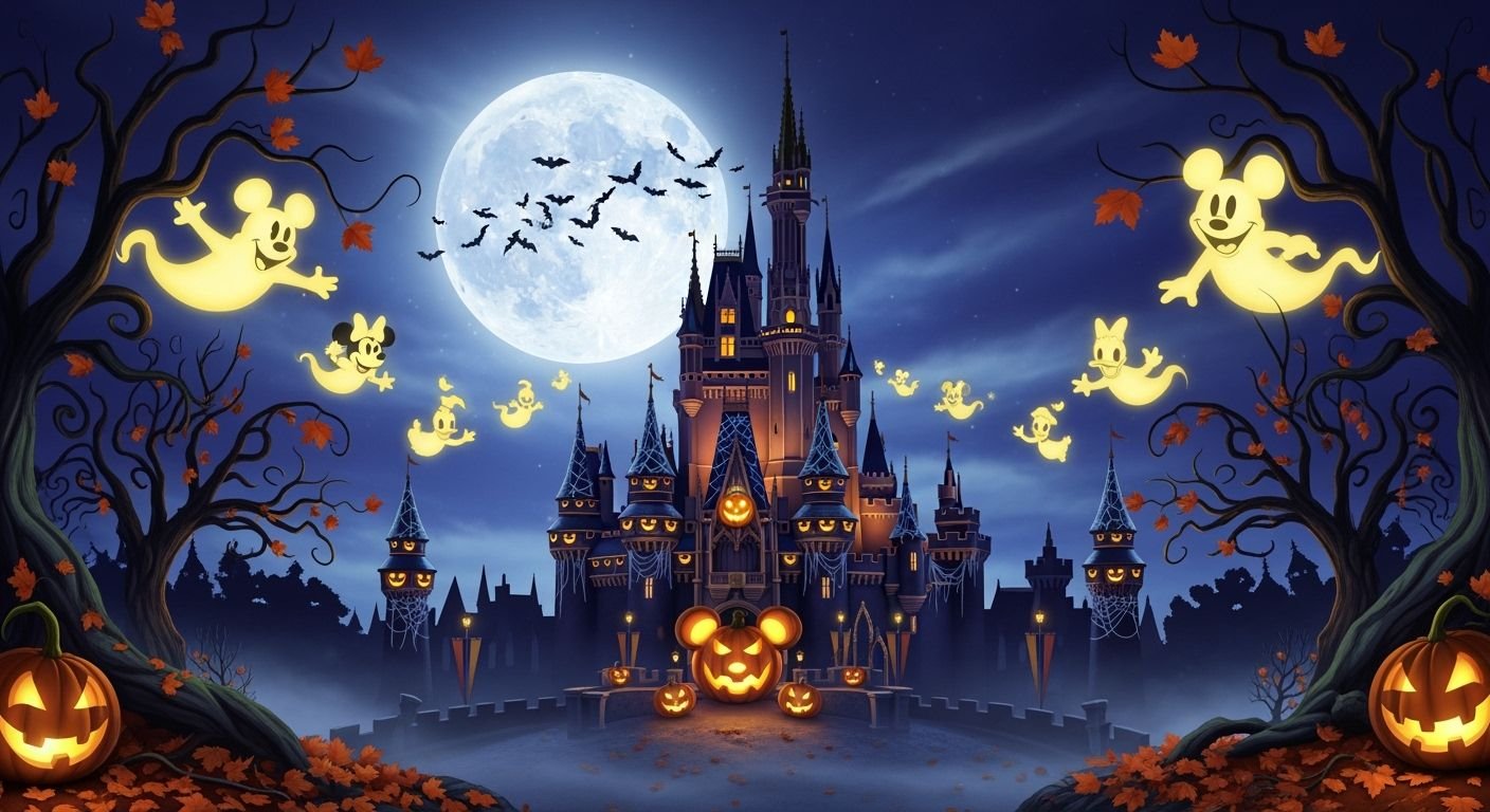 Disney halloween background image 2