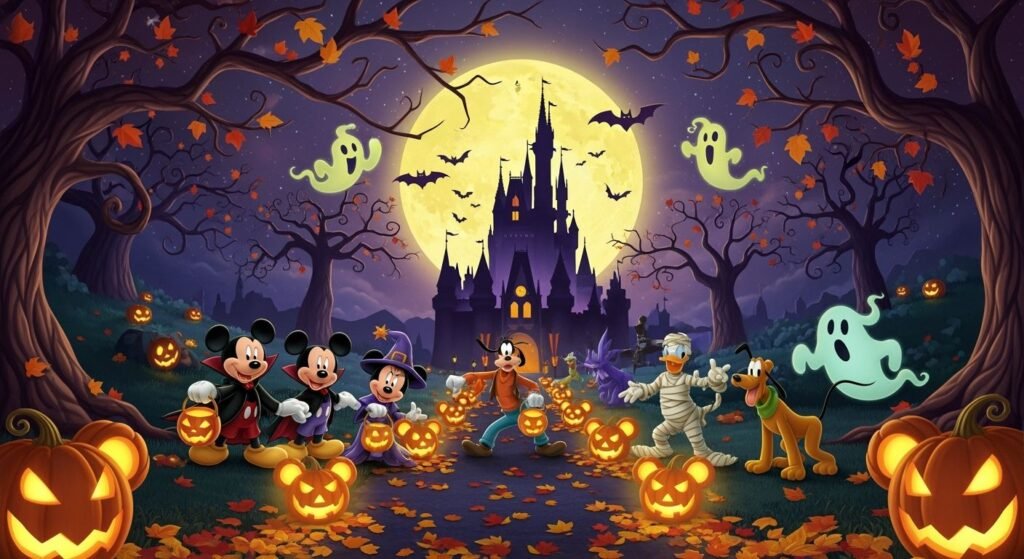 Disney halloween background image 3