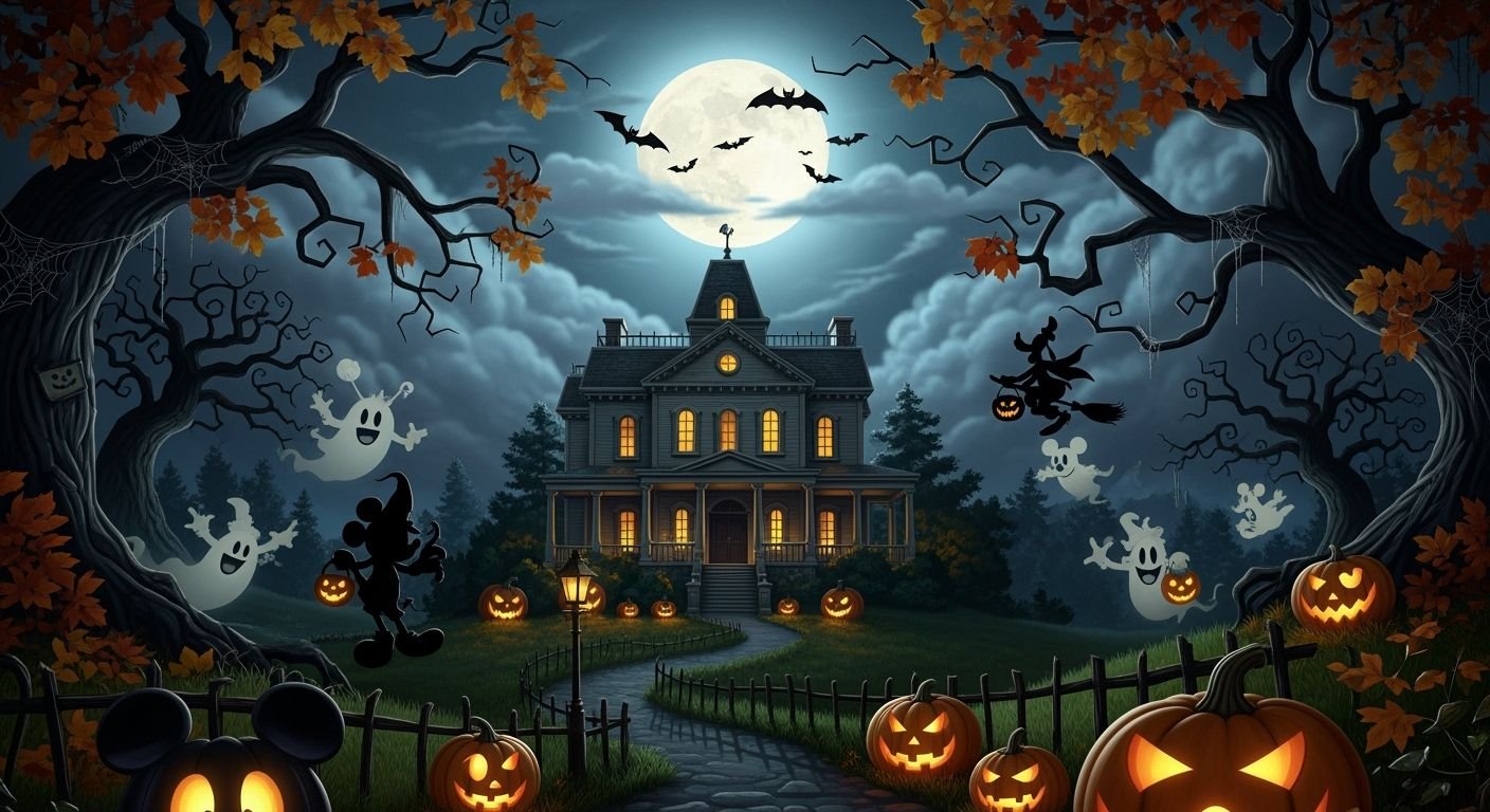 Disney halloween background image 4