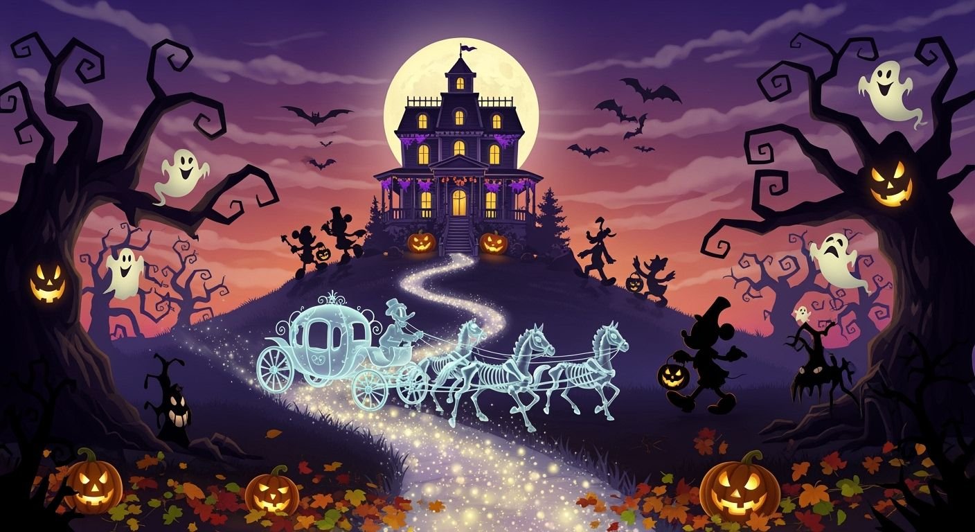 Disney halloween background image