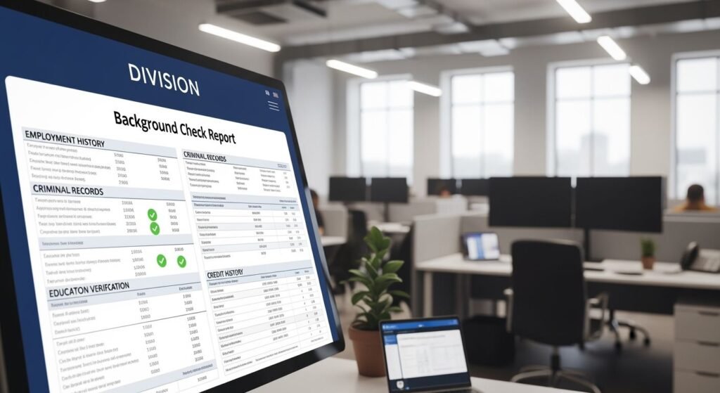 Division background check image