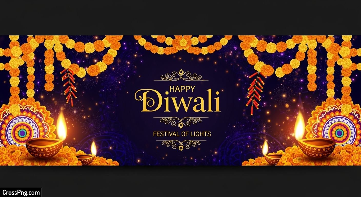 Diwali background banner image