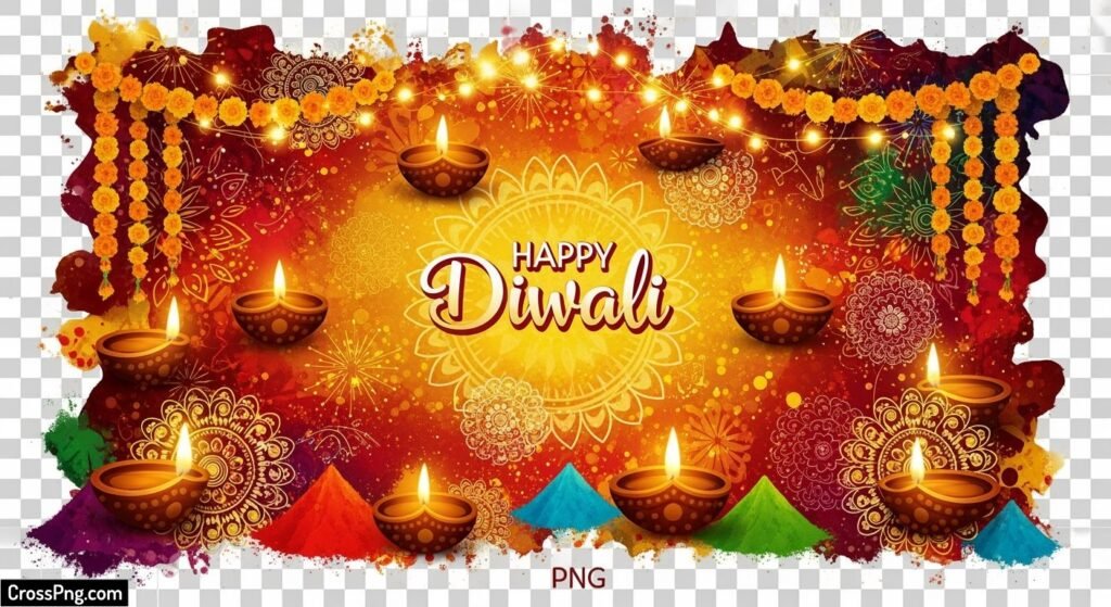 Diwali background png image 2