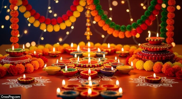 Diwali background portrait image 3