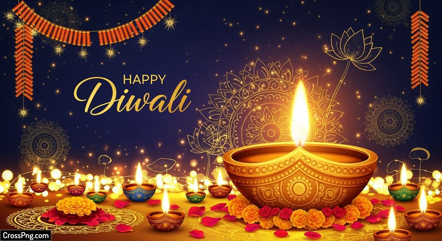 Diwali background poster image