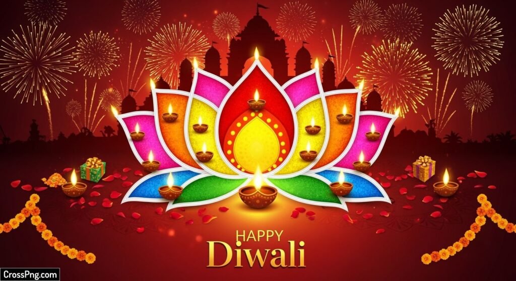 Diwali background poster image 3