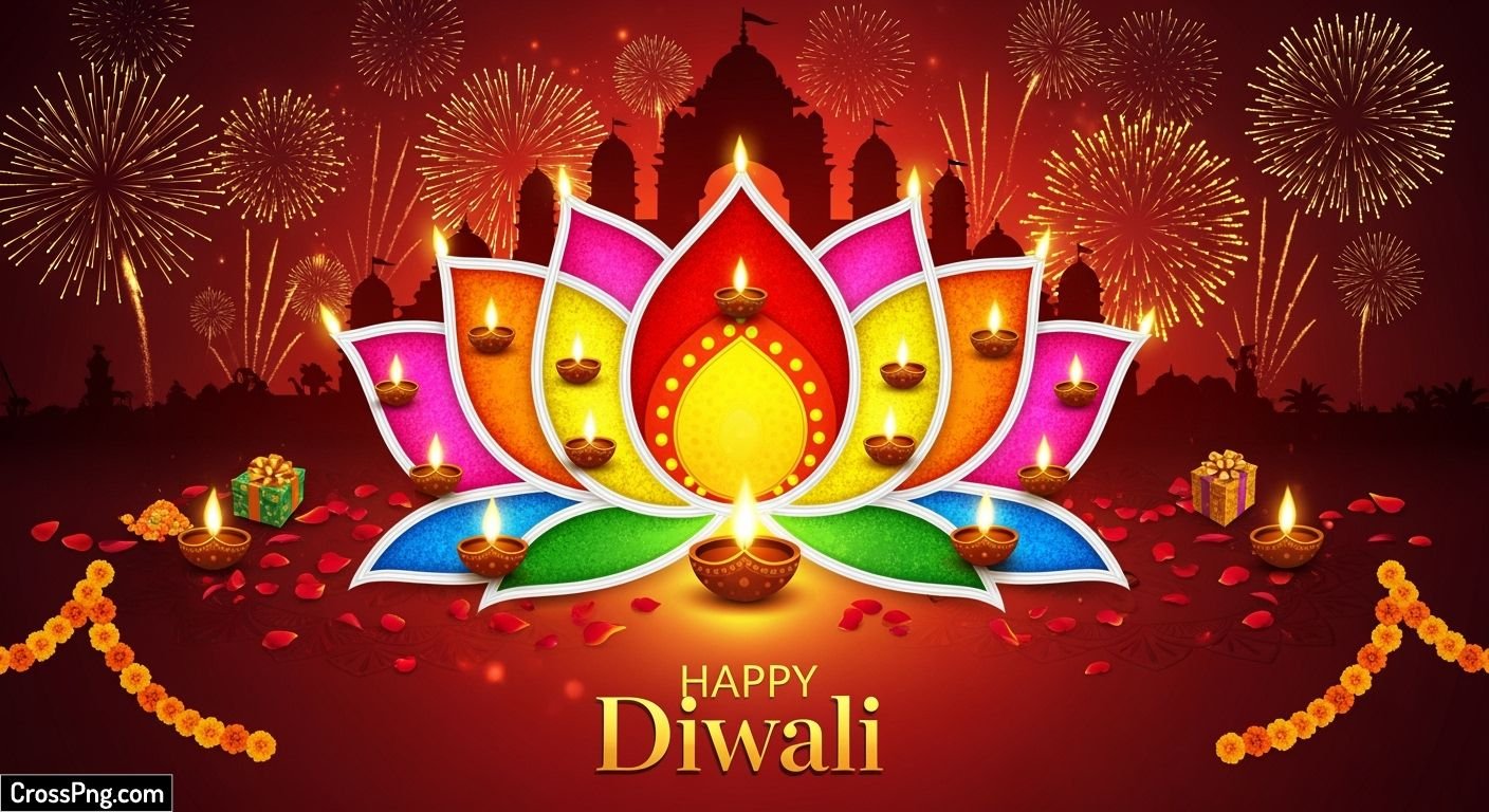 Diwali background poster image 3