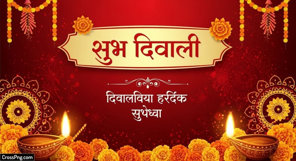 Diwali banner background hd marathi image