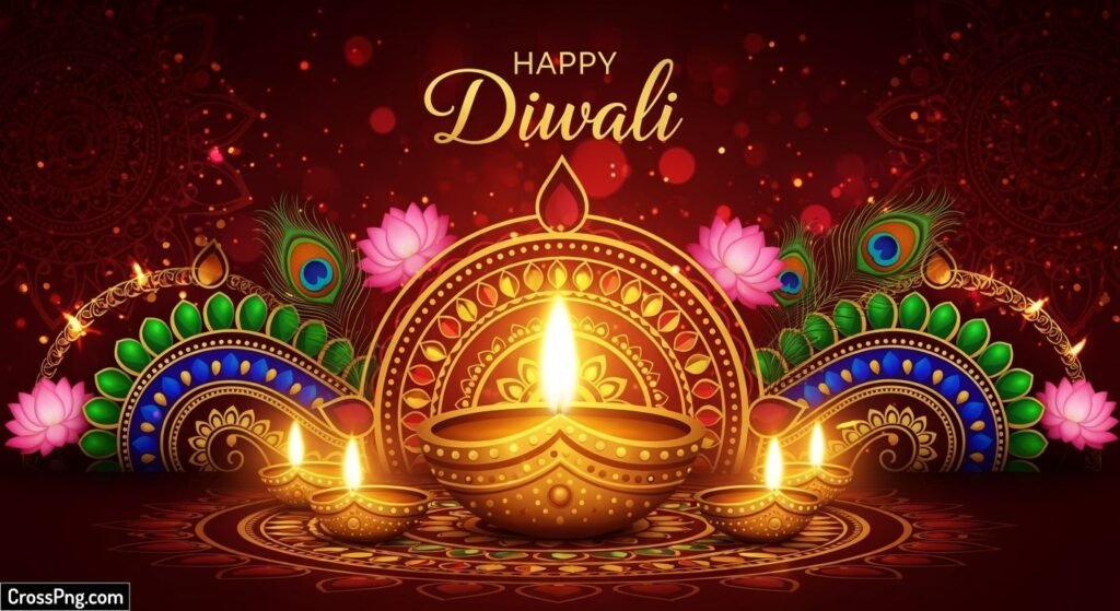 Diwali banner background image