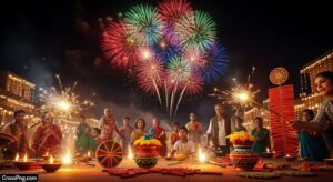 Diwali crackers background image