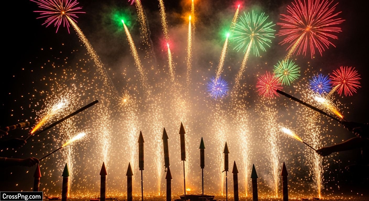 Diwali crackers background image 3