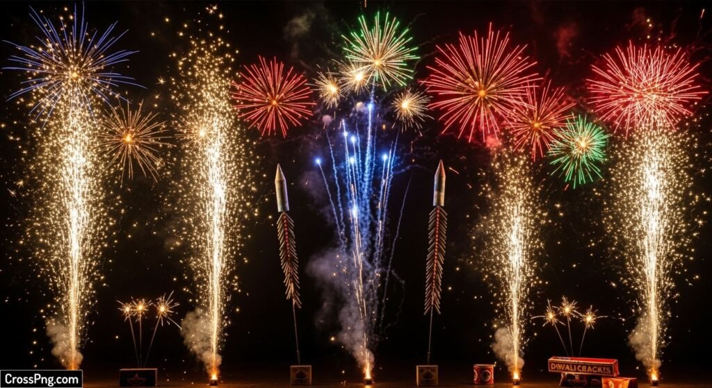 Diwali crackers background image 4