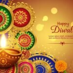 Diwali invitation card background image 3