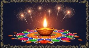 Diwali invitation card background image