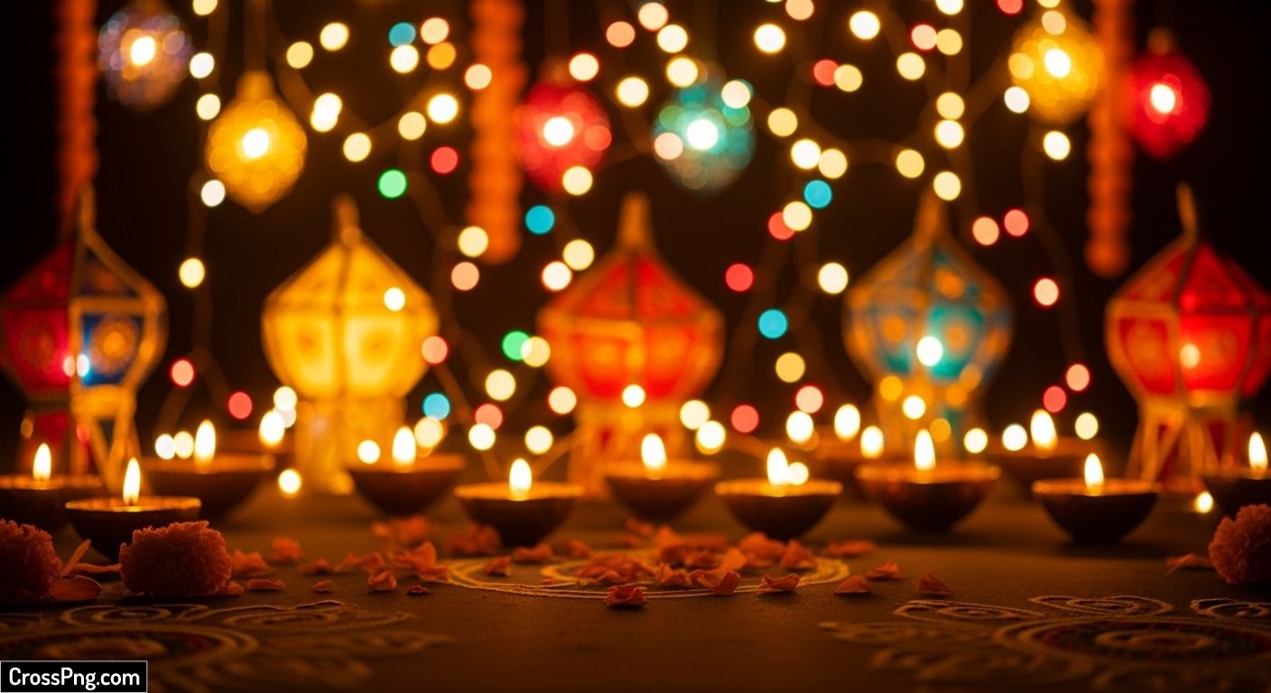 Diwali light background image