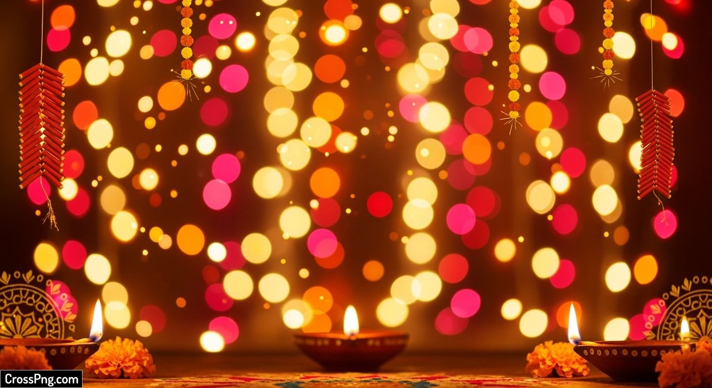 Diwali light background image 2