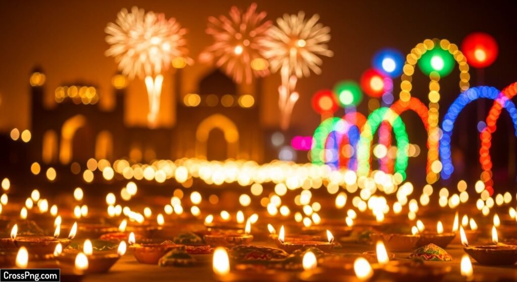Diwali light background image 3