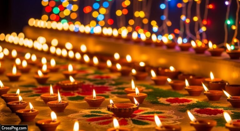 Diwali lights background hd image 3