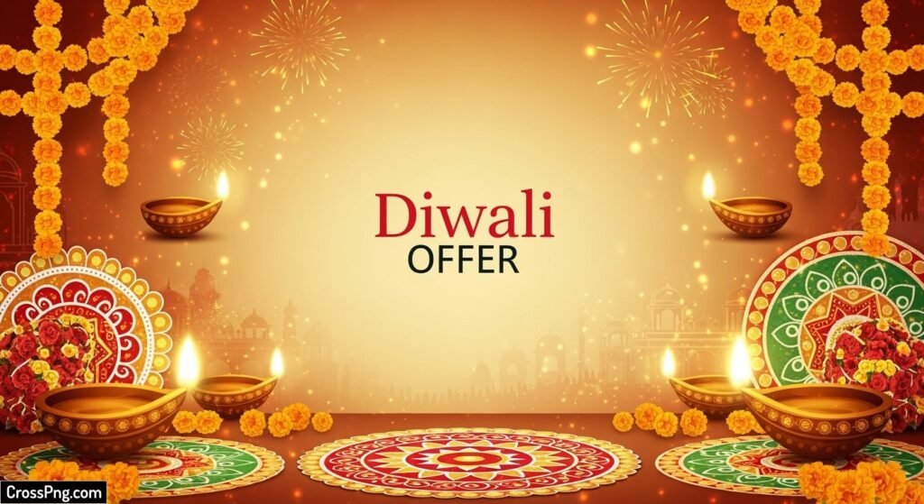 Diwali offer background image