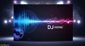 Dj visiting card design background image 2