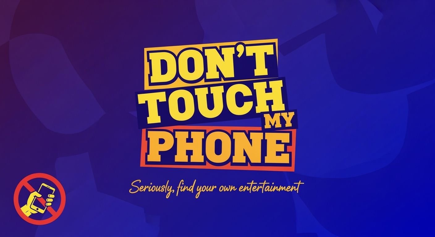 Dont touch my phone background image 2