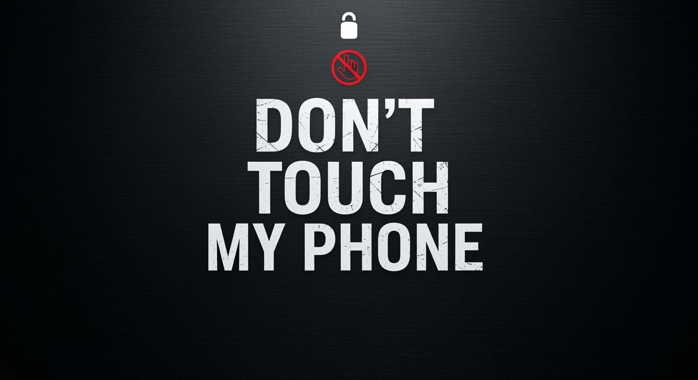 Dont touch my phone background image 4