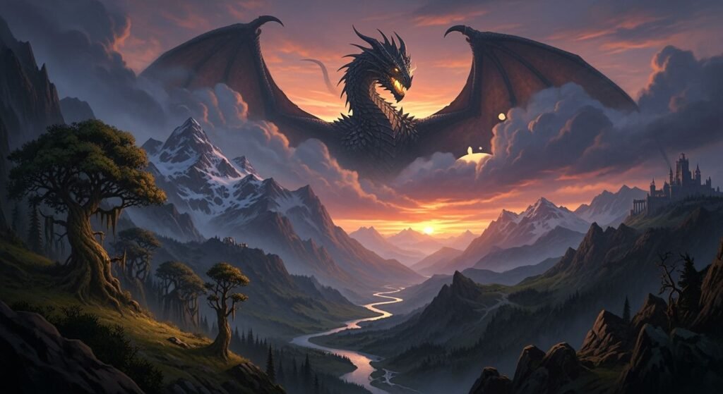 Dragon background image 2
