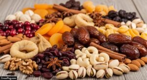 Dry fruits background image 2
