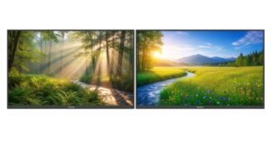 Dual monitor background image