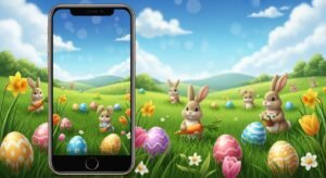 Easter background for iphone image