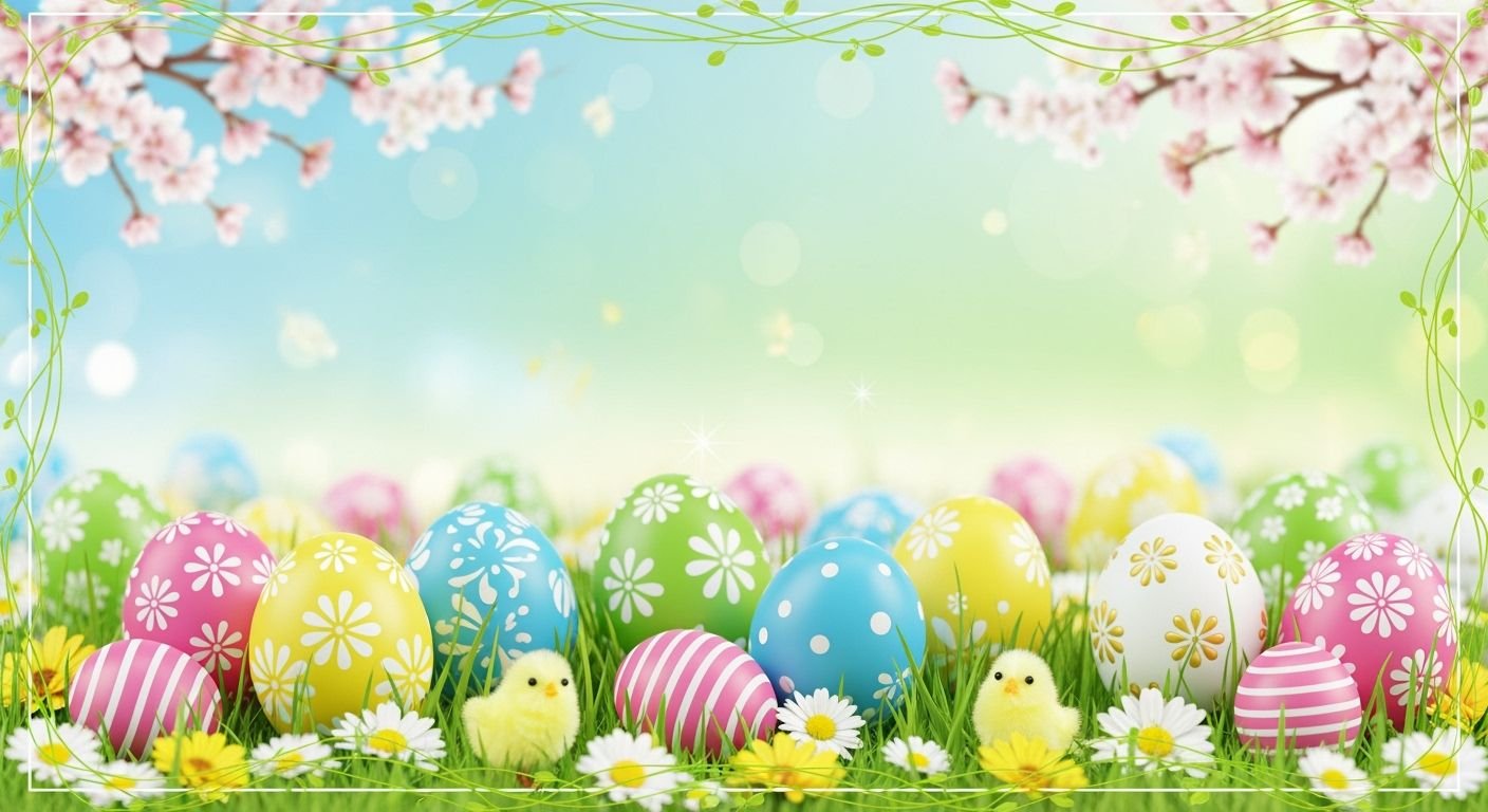 Easter background wallpaper image 2