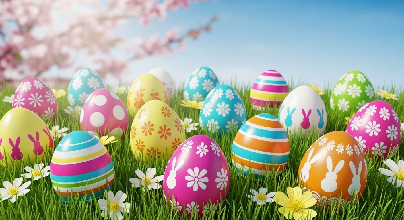 Easter egg background image