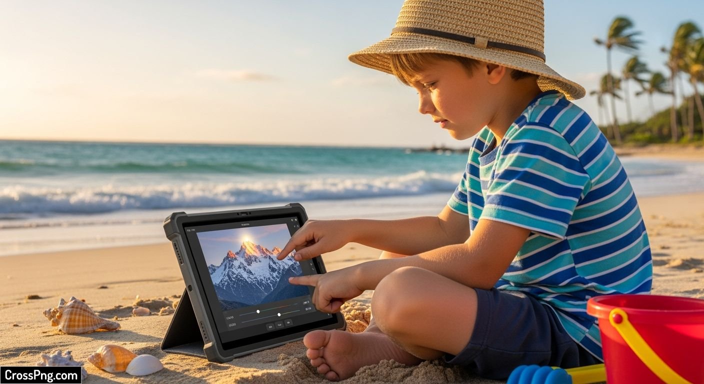 Editing photos for boy background image