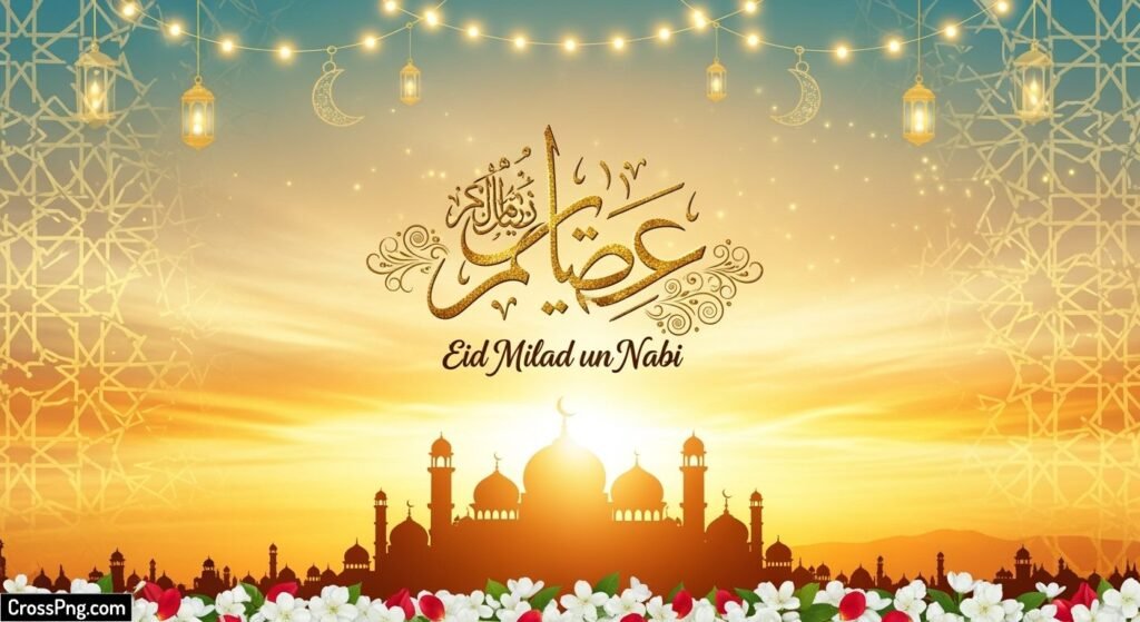 Eid milad un nabi background hd image