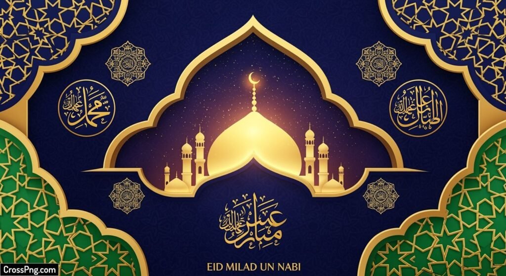 Eid milad un nabi banner background image 2