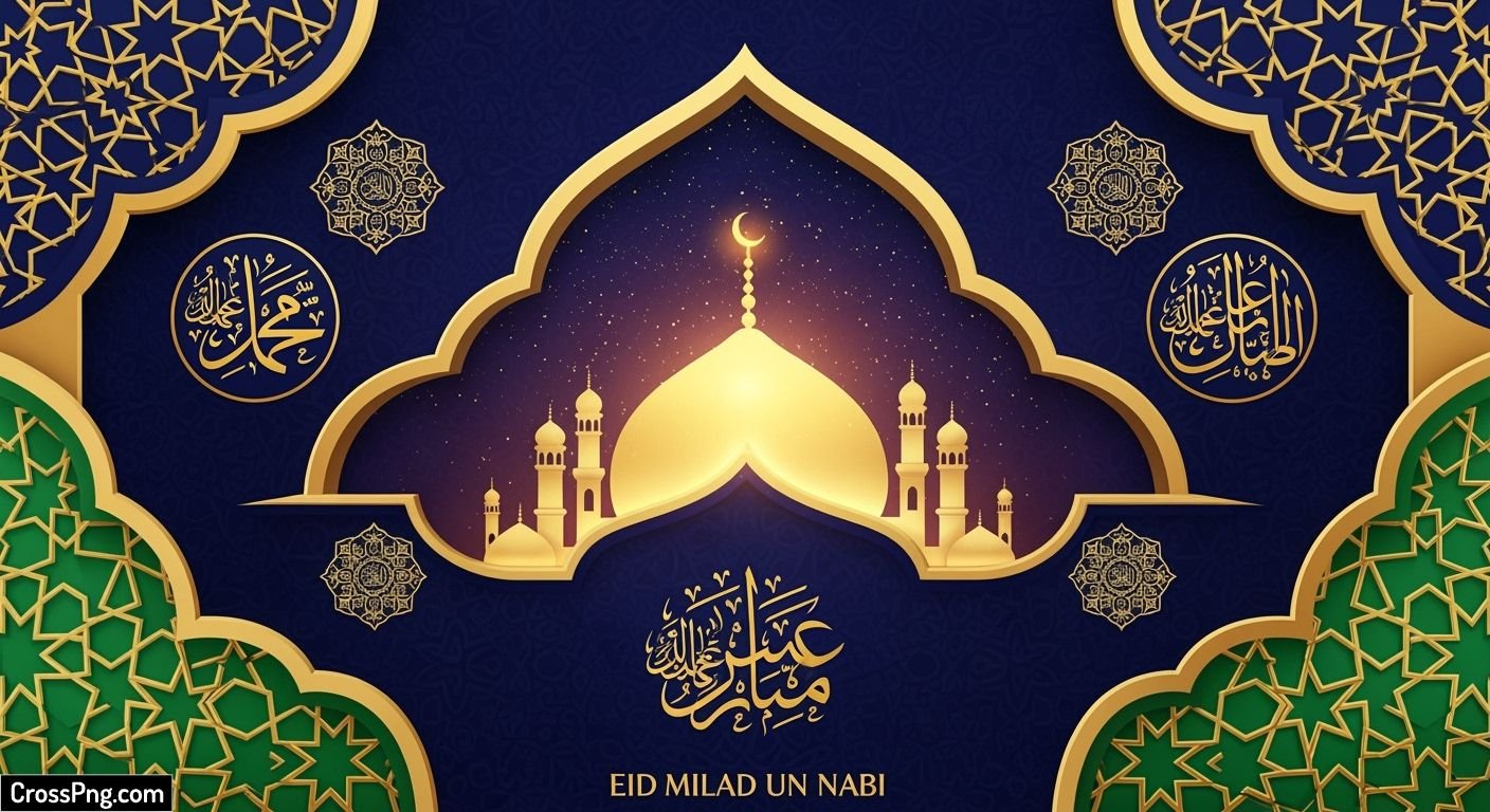Eid milad un nabi banner background image 2