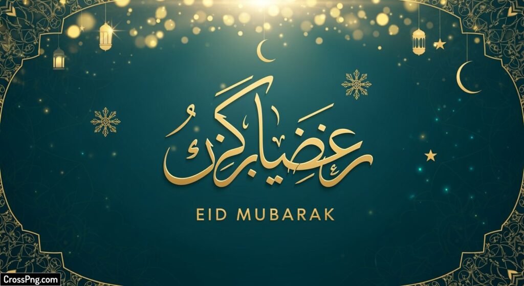 Eid mubarak banner background hd image