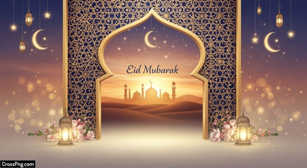 Eid mubarak photo editing background image