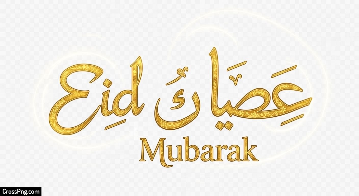 Eid mubarak transparent background image 2