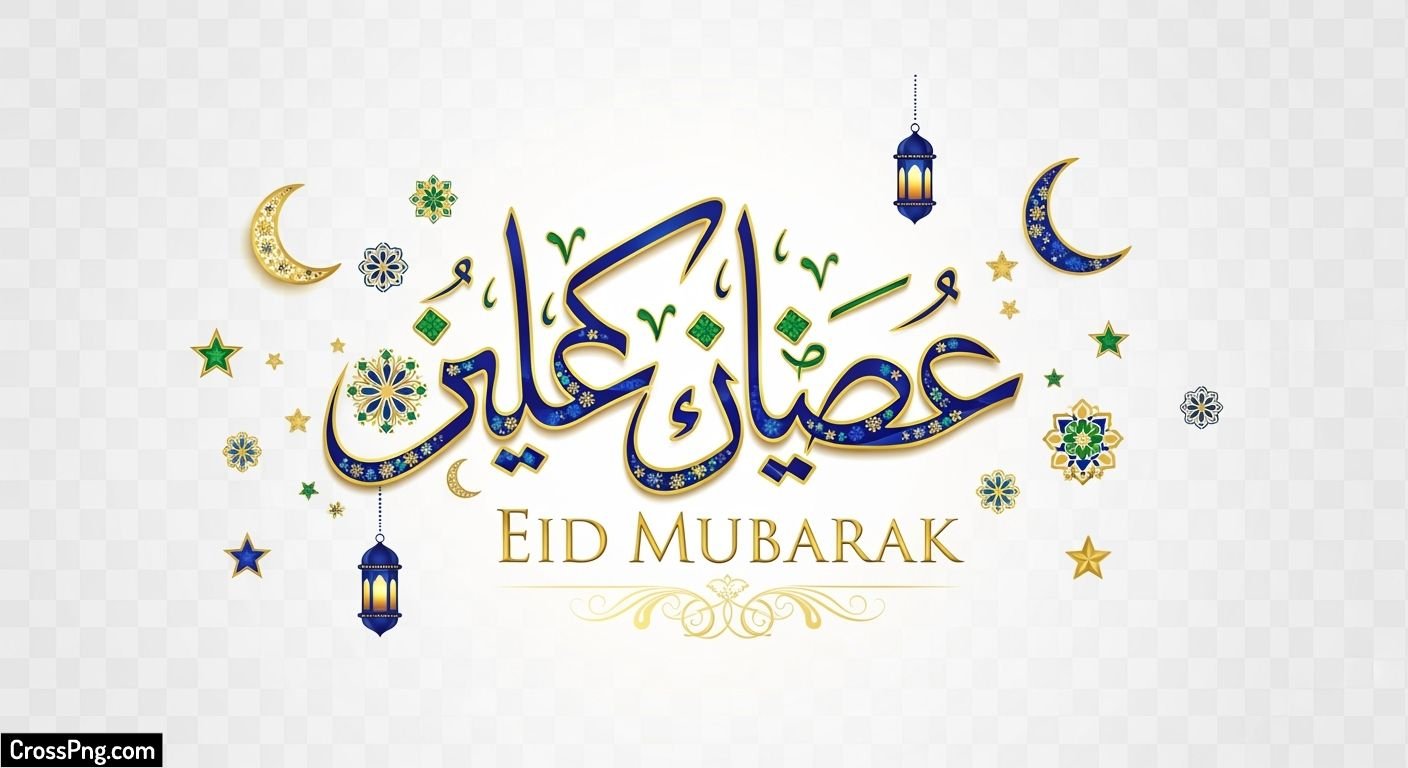 Eid mubarak transparent background image