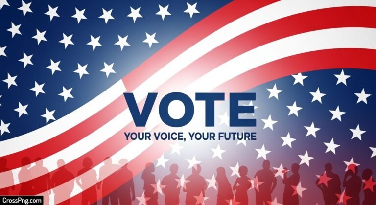 Election poster background image