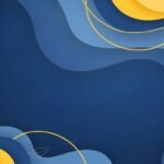 Elegant blue and yellow background image