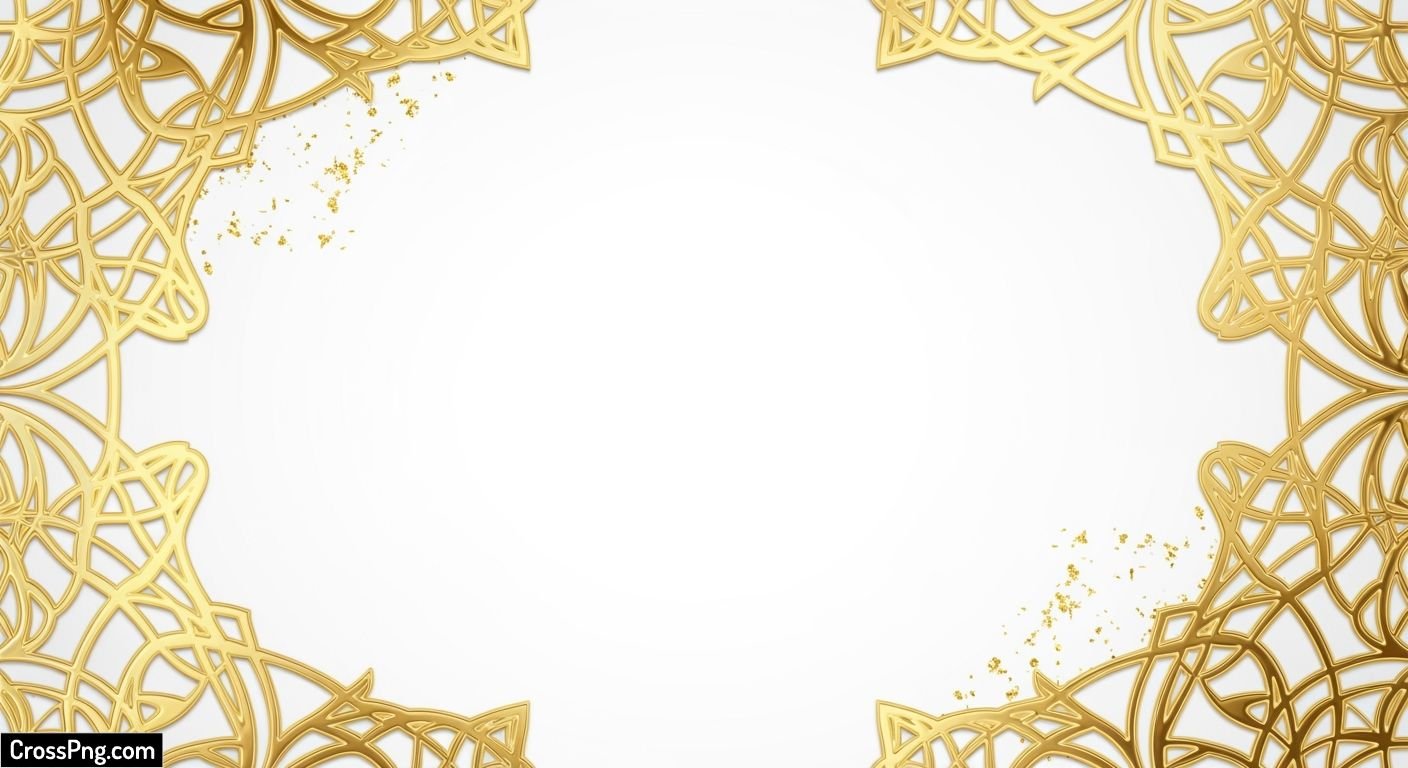 Elegant white and gold background image