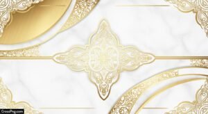 Elegant white and gold background image 2