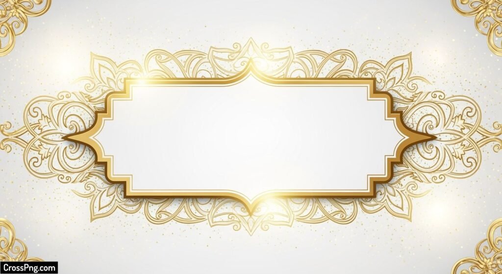 Elegant white and gold background image 3