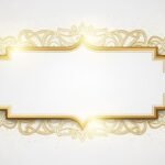 Elegant white and gold background image 3