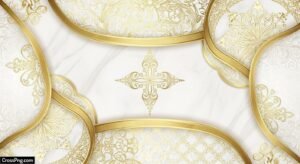 Elegant white and gold background image